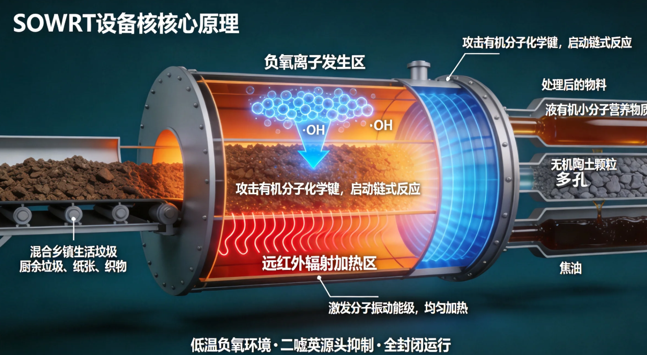 <b>SOWRT固废垃圾处理设备就地处理乡镇垃圾，  解决</b>