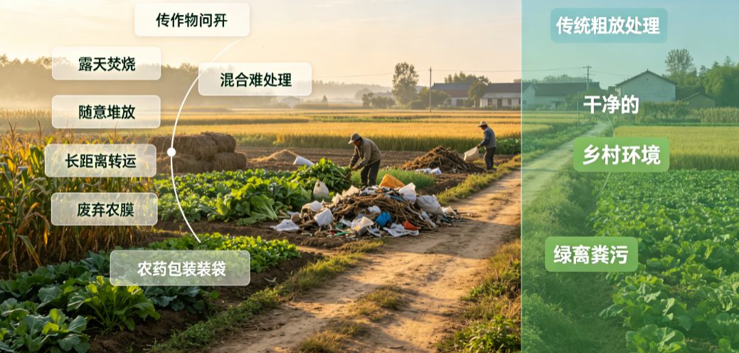 <b>农业固废处理设备的应用——SOWRT固废垃圾处理设</b>