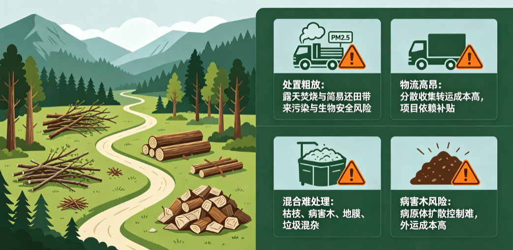 <b>林业固废处理设备的应用——SOWRT固废垃圾处理设</b>