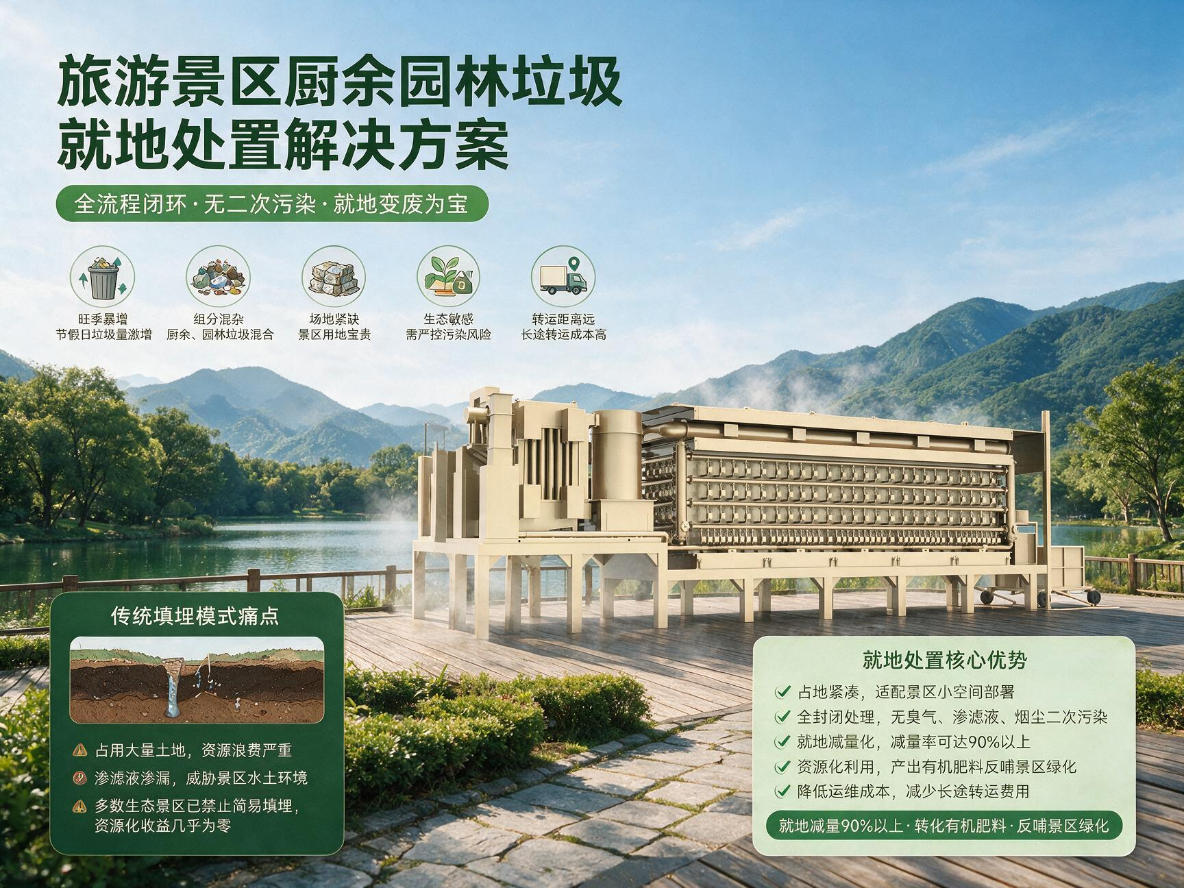 <b>SOWRT旅游景区有机固废处理，应对旺季垃圾压力</b>