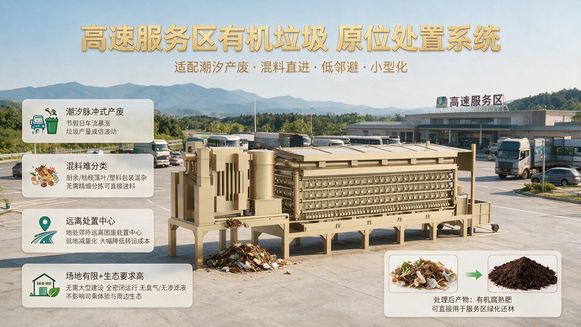 <b>解析高速服务区有机垃圾处理技术方案</b>
