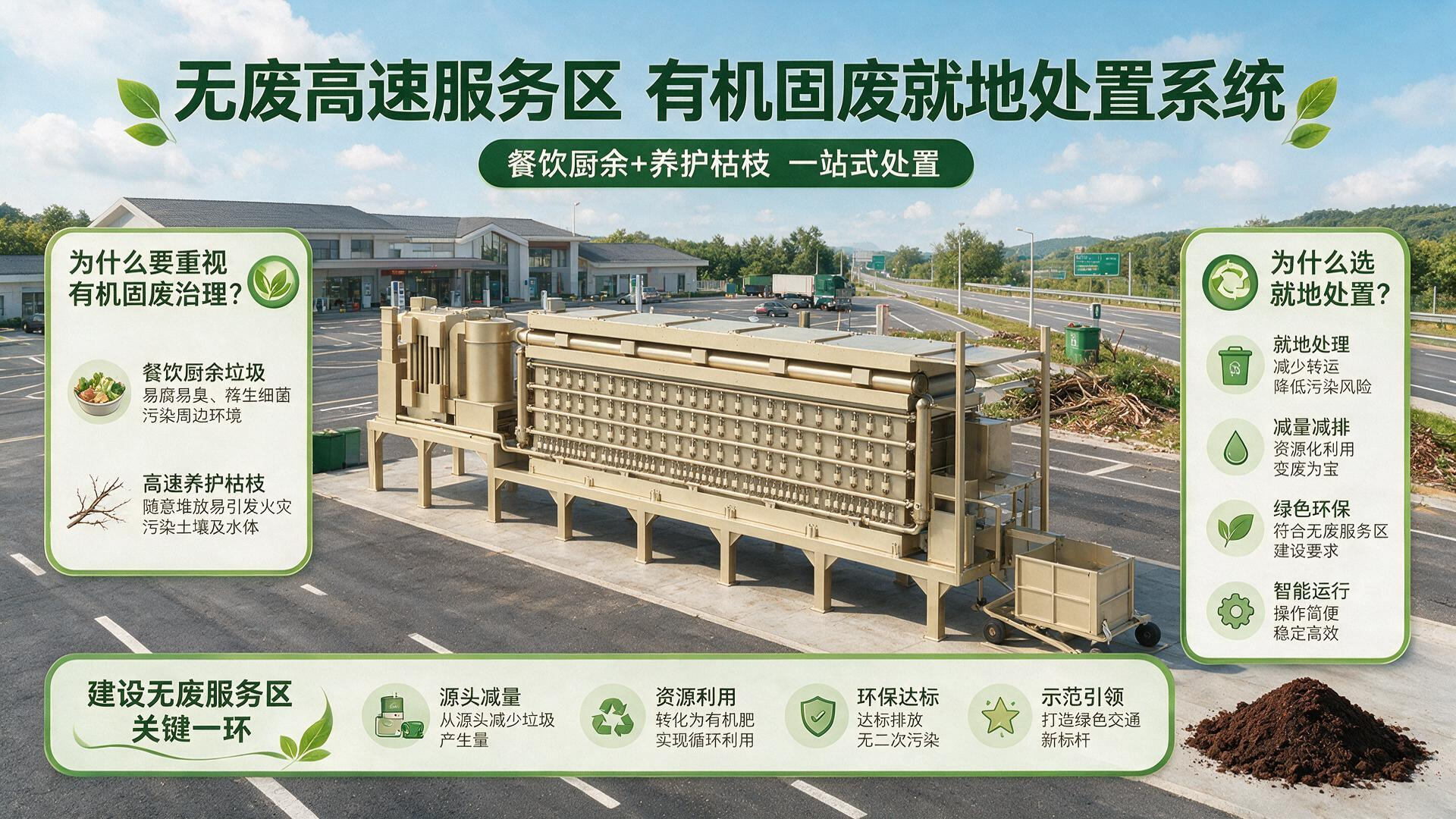 <b>对高速路养护枯枝服务区厨余就地处置方案</b>